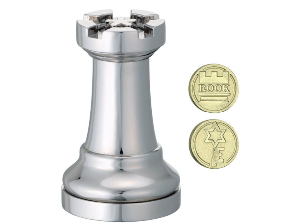 Chess Rook - Silver