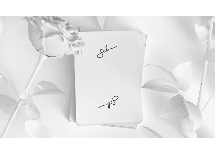 Daniel Schneider White Edition Playing Cards