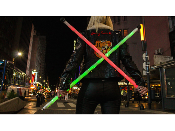 Luminous Dancing Cane GREEN by Magica Rocio