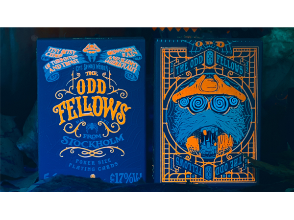 Odd Fellows (Cpt Spindel) Playing Cards by Stockholm 17