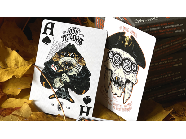 Odd Fellows (Cpt Spindel) Playing Cards by Stockholm 17