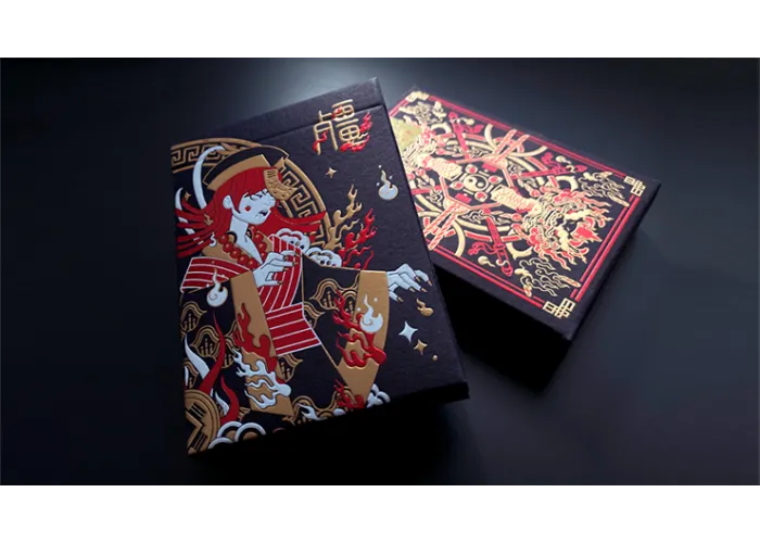 Midnight Geung Si Playing Cards by HypieLab