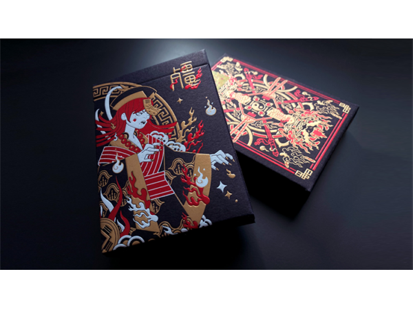 Midnight Geung Si Playing Cards by HypieLab