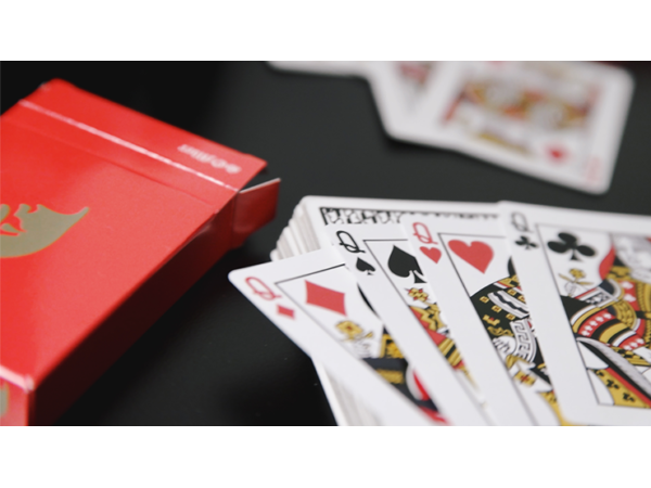 S.O.M. (Secrets of Magic) Red/Gold Playing Cards