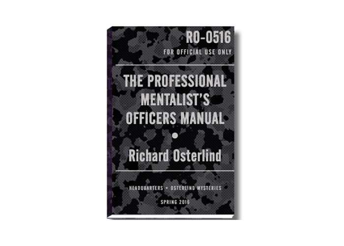 The Professional Mentalist's Officers Manual  by Richard Osterlind - Book