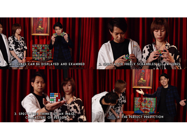 RUBIKS WALL HD Complete Set (Gimmicks and Online Instructions) by Bond Lee