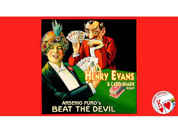 Henry Evans and Card-Shark Present Arsenio Puros' Beat the Devil Large Index (Gimmicks and Online Instructions) - Trick