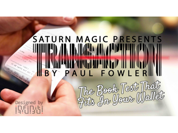 Transaction US (Gimmicks and Online Instructions) by Paul Fowler