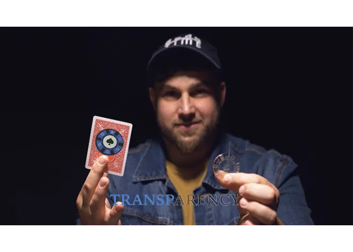 Transparency Blue (Gimmicks and Online Instructions) by Alexis Touchard