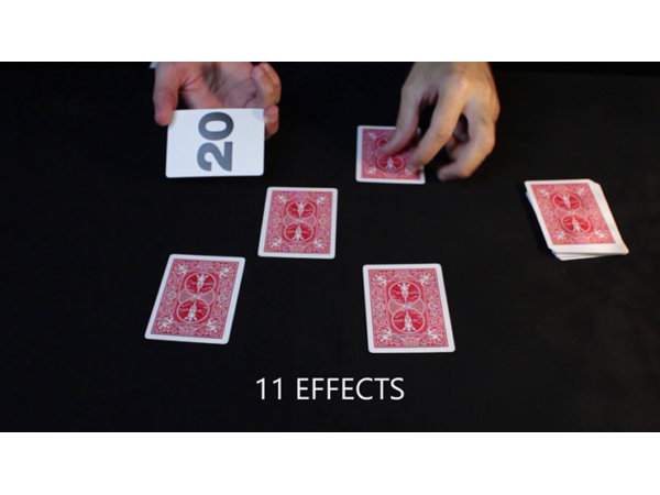 Bicycle Special NUMBERS Blue Playing Cards (plus 11 Online Effects)