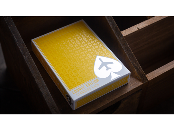 Lounge Edition in Taxiway Yellow by Jetsetter Playing Cards