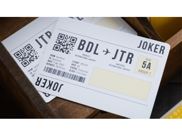 Lounge Edition in Taxiway Yellow by Jetsetter Playing Cards