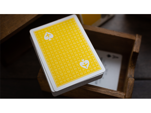 Lounge Edition in Taxiway Yellow by Jetsetter Playing Cards