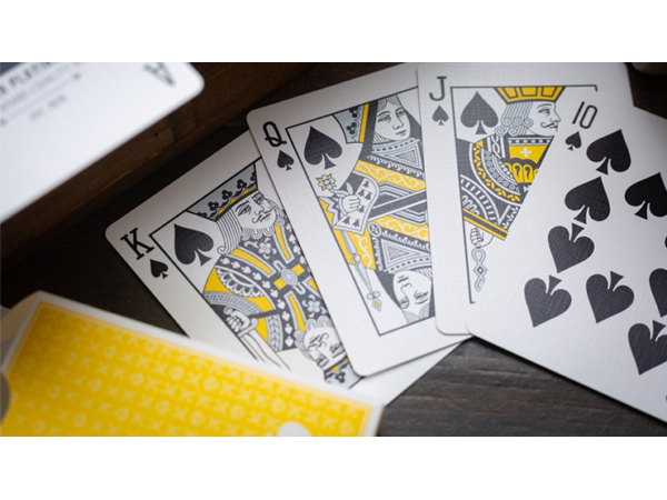 Lounge Edition in Taxiway Yellow by Jetsetter Playing Cards