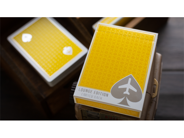 Limited Edition Lounge in Taxiway Yellow by Jetsetter Playing Cards
