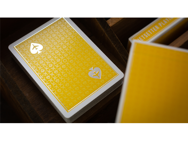 Limited Edition Lounge in Taxiway Yellow by Jetsetter Playing Cards