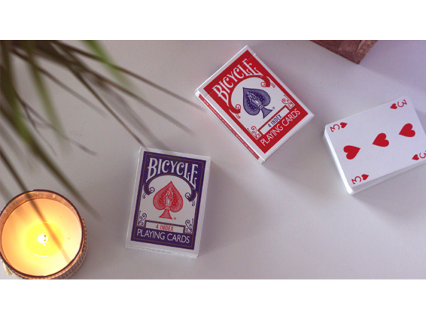 Bicycle 4 Index Red (Gimmicks and Online Instructions)