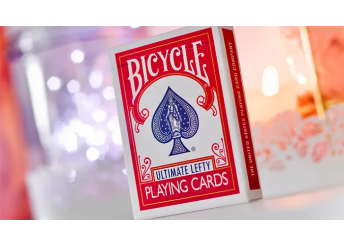 Bicycle Ultimate Lefty Deck Red (Gimmicks and Online Instructions)