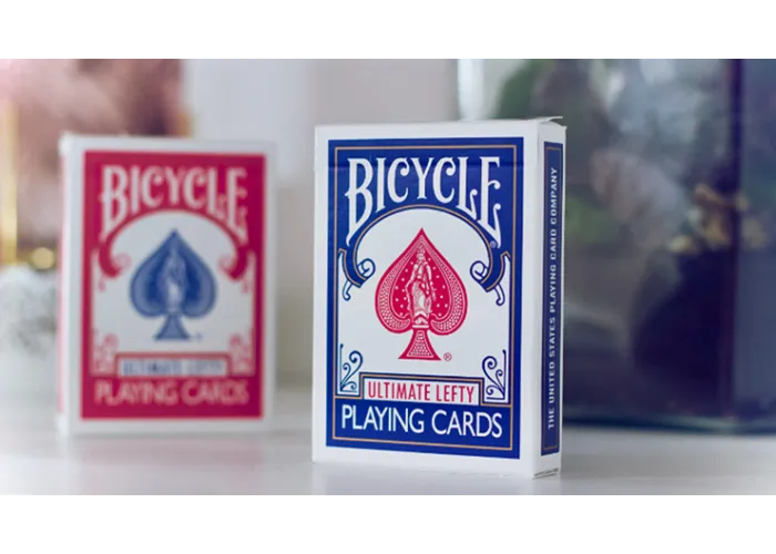 Bicycle Ultimate Lefty Deck Blue (Gimmicks and Online Instructions)