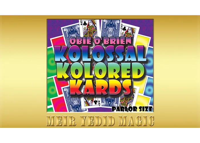 Obie O'Brien Kolossal Kolor Cards Parlor Size (Gimmicks and Online Instructions)