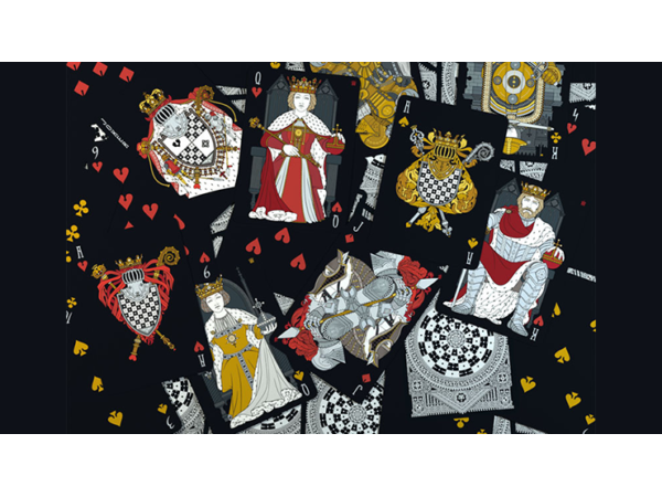 Kings Game White (NUMBERED SEAL) Playing Cards