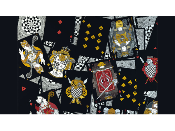 Kings Game White (NUMBERED SEAL) Playing Cards
