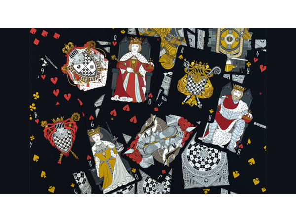 Kings Game White Playing Cards