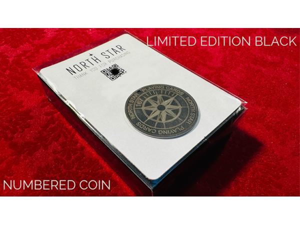 North Star Midnight Black Marked Edition (With Numbered Coin & Routines) by James Anthony