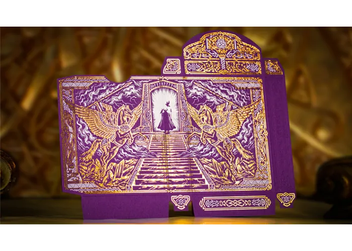 Gods of Norse Purple Royale Playing Cards