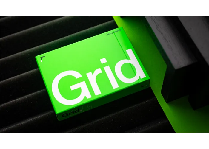 Grid Series Four- Typographic Playing Cards