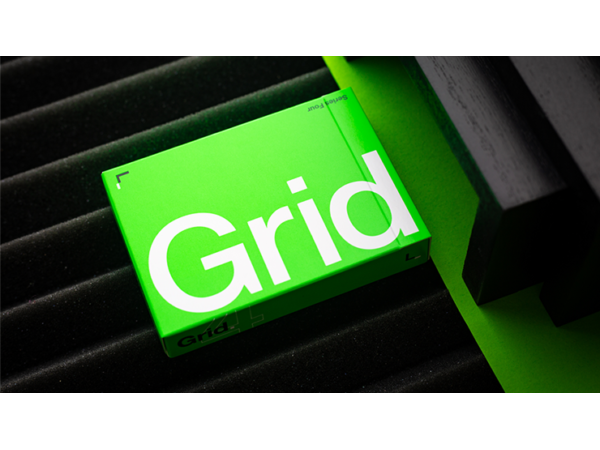Grid Series Four- Typographic Playing Cards