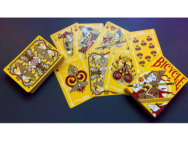 Bicycle Wukong Rebellion (Yellow) Playing Cards