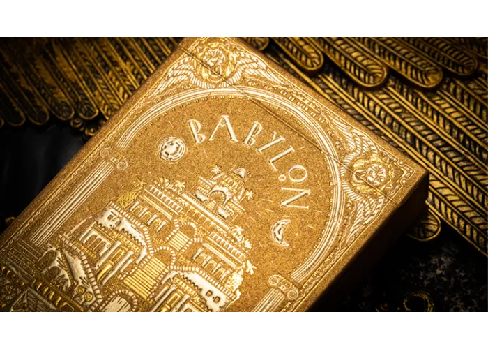 Babylon Golden Wonders Foiled Edition Playing Cards by Riffle Shuffle