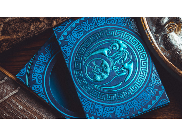 Gilded Maya Moon Playing Cards