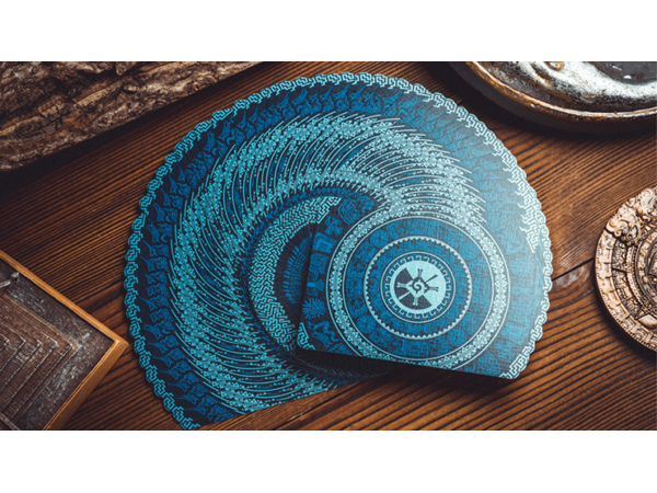 Gilded Maya Moon Playing Cards