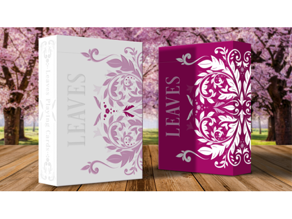 Wooden Leaves Summer Box Set Playing Cards by Dutch Card House Company