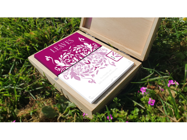 Wooden Leaves Summer Box Set Playing Cards by Dutch Card House Company
