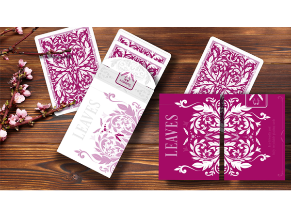 Wooden Leaves Summer Box Set Playing Cards by Dutch Card House Company
