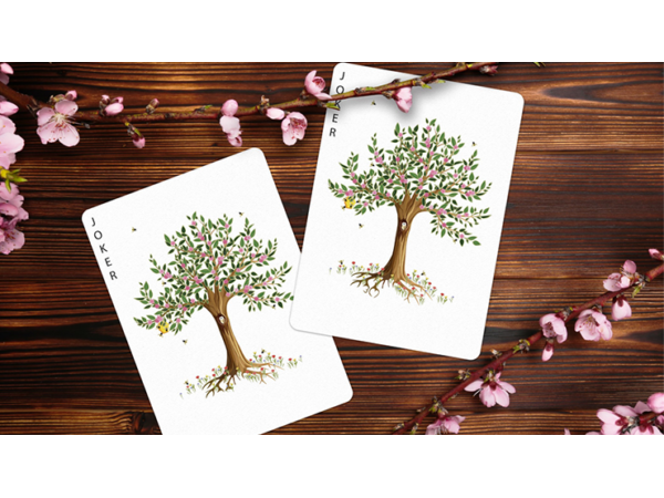 Wooden Leaves Summer Box Set Playing Cards by Dutch Card House Company