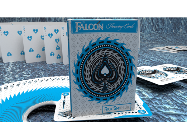 Ice Falcon Throwing Cards by Rick Smith Jr. and De'vo