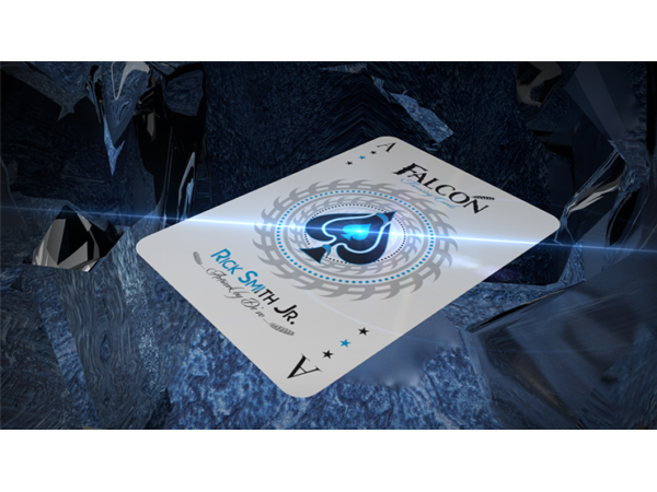 Ice Falcon Throwing Cards by Rick Smith Jr. and De'vo