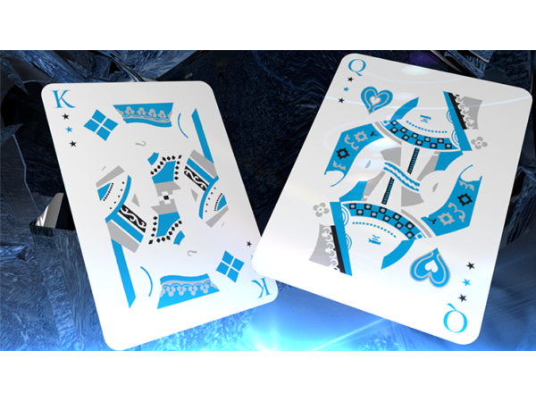 Ice Falcon Throwing Cards by Rick Smith Jr. and De'vo