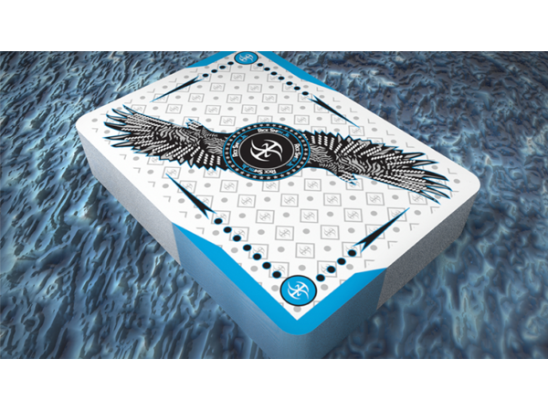 Ice Falcon Throwing Cards by Rick Smith Jr. and De'vo