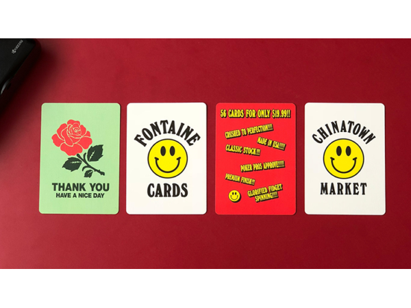 Fontaine: Chinatown (Yellow) Playing cards
