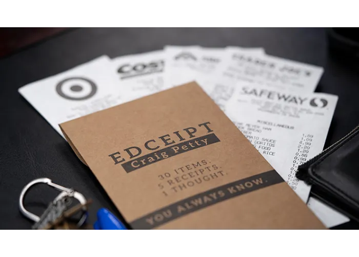 EDCeipt by Craig Petty - US VERSION (Gimmicks and Online Instructions)