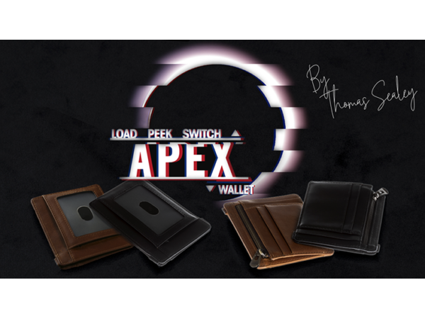 Apex Wallet Black (Gimmick and Online instructions) by Thomas Sealey