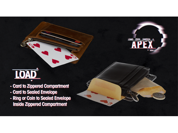Apex Wallet Brown (Gimmick and Online instructions) by Thomas Sealey