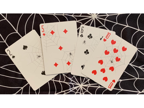 Gilded Bicycle Spider (Green) Playing Cards