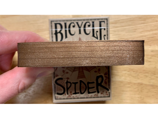Gilded Bicycle Spider (Tan) Playing Cards