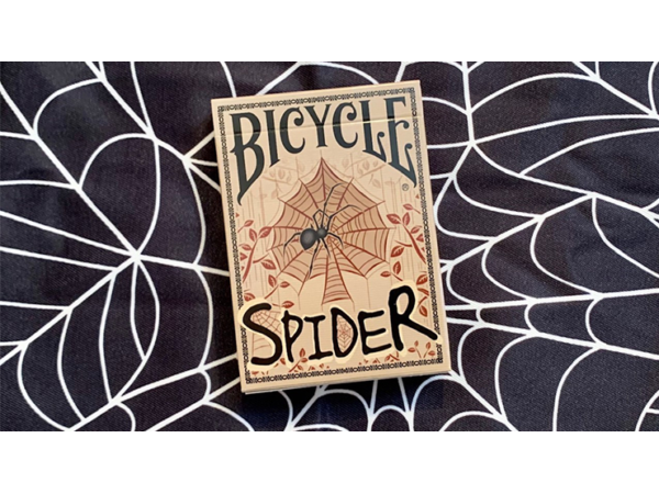 Gilded Bicycle Spider (Tan) Playing Cards
